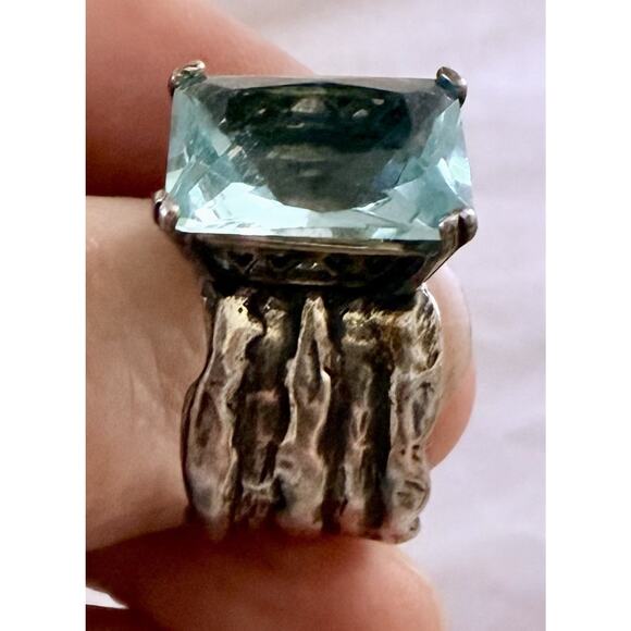 Silpada Jewelry - Silpada Silver Ring with Blue Gemstone